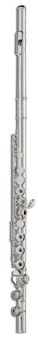 Jupiter JP-511ESR Querflöte, Ringklappen, versilbert, Mundlochkamin Vollsilber