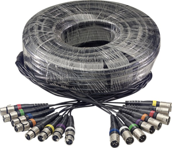 Stagg ML-30/8XF8XMH Multikern kabel - 8 x XLR F / 8 x XLR M