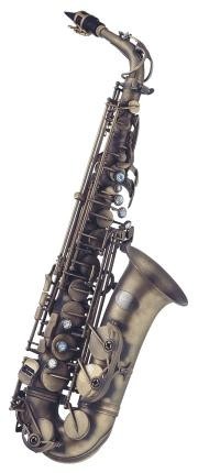 Jupiter JP-969AB Altsaxophon in Eb-Stimmung mit Hoch-FIS-Klappe, Korpus + Mechanik sandgestrahlt