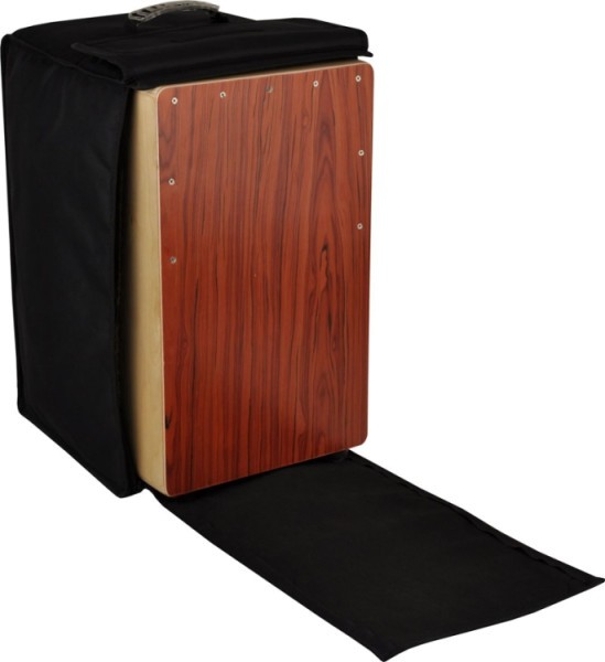 Steinbach Cajon SCA-400 Zebraoptik-Mahagoni Schlagfläche mit Tasche