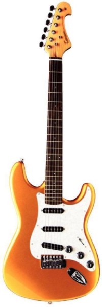 Tenson 4/4 E-Gitarre California ST Special Dual Blade in metallic-copper