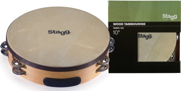 Stagg TAWH-102 10 Zoll vorgestimmtes Holz-Tambourin