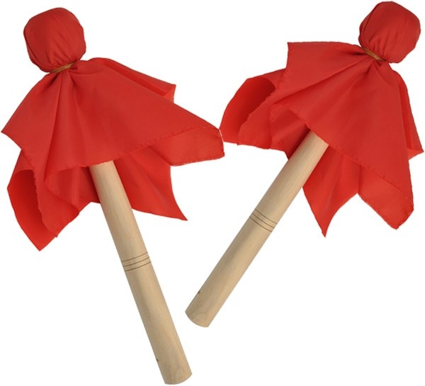 Steinbach Schlegel Paar für Trommel mit Holzkopf