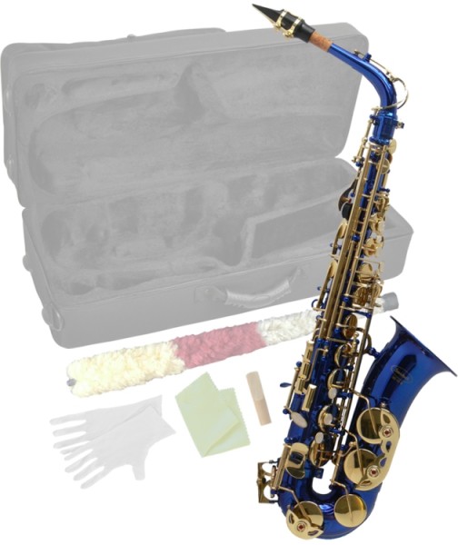 B-Ware Steinbach Eb Alt-Saxophon in Blau mit hohem FIS