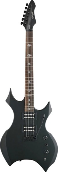 Stagg X400-GBK ,X Metal, E-Gitarre, Gothic black