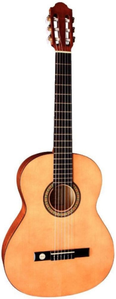 Tenson 4/4 Konzertgitarre in natur getönt mit Fichtendecke ABVERKAUF