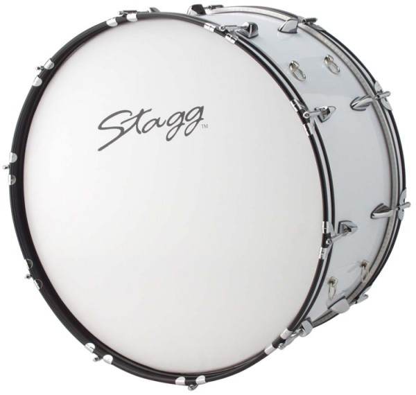Stagg MBD-2610 10 Zoll x 26 Zoll Marching Bassdrum mit Riemen u. Schlegel