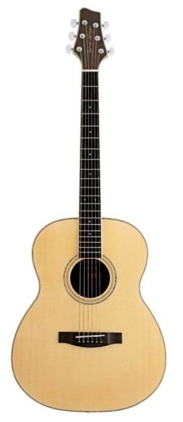 Stagg NA72F Akustische Folkgitarre mit massiver A-Klasse Fichtendecke