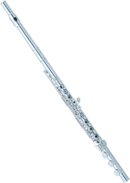 Pearl Querflöte Modell 505RB In-Line Ringklappen mit H-Fuß