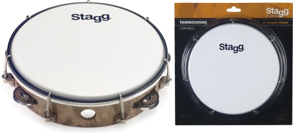 Stagg TAB-108P/WD 8 Zoll stimmbares Kunststoff Tambourin