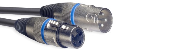 Stagg MC-06XX DL/BLH Mikrofon Kabel - XLR / XLR - Blaue ring