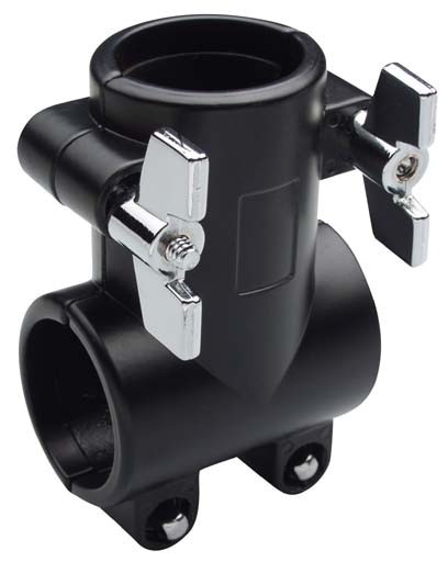 Stagg ACL-T T-Form Fußklammer für 1 1/2 Rohr Rack-System