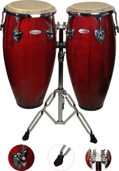 Steinbach Conga Set SCS-WR 10 Zoll +11 Zoll Congaset Holzkessel