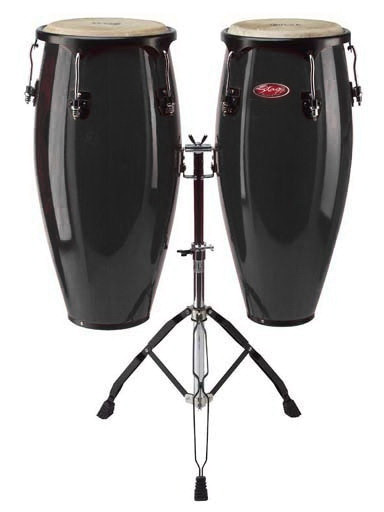 Stagg CWM-B-DA 10 Zoll +11 Zoll Congaset Holzkessel