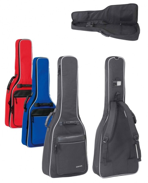 Gewa 3/4 bis 7/8 Gitarrentasche in blau für Konzertgitarre 12mm Economy 12 LINE