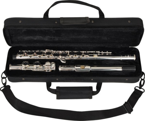 Steinbach SFL-400 C Querflöte VOLLSILBER Instrument E-Mechanik vorgezogenes G