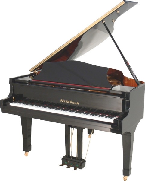 Steinbach Flügel 152cm Professional, schwarz poliert, Softclose System