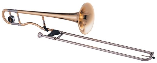 Jupiter JP-438RL-F Bb- Tenorposaune, Goldmessing Schallstück