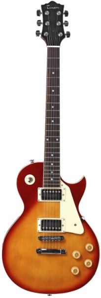 Tenson 4/4 E-Gitarre Nashville LP Standard Set Neck in cherryburst