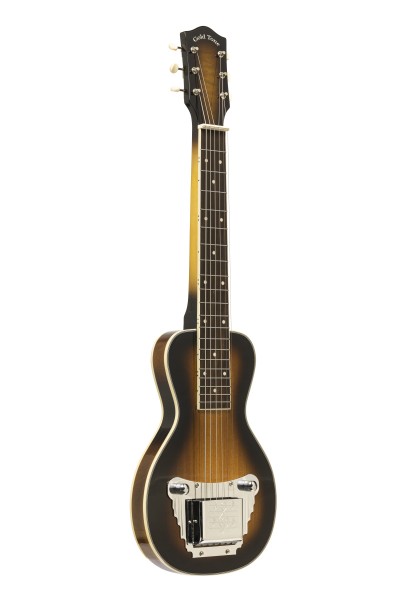 Gold Tone LS-6 6-Saiter Lapsteel-Gitarre mit Mahagonidecke