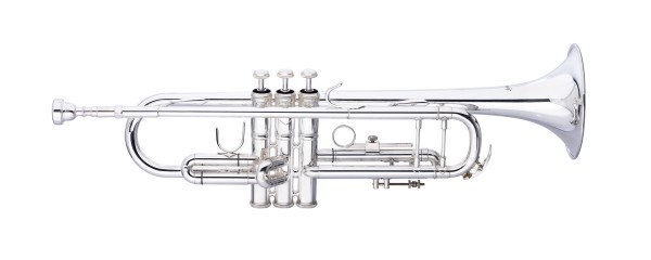 Levante LV-TR6301 Bb Trompete, Schallstück und Mundrohr Messing vergoldet