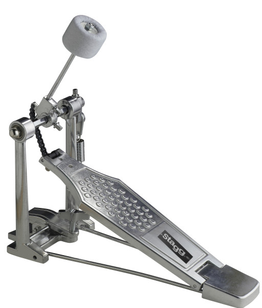 Stagg PP-25.2 Leichtes Bassdrum Pedal mit Einzelfeder