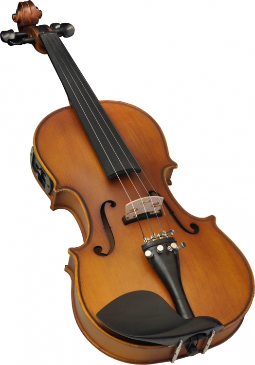Steinbach 4/4 Geige semiakustisch mit Tonabnehmer 