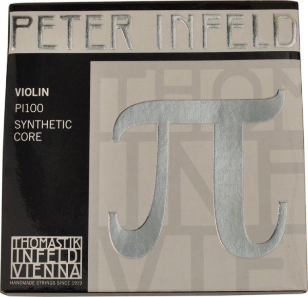 Thomastik PI100 Peter Infeld Saitensatz 4/4 Geige/Violine E-Saite Chromstahl Platin beschichtet mitt
