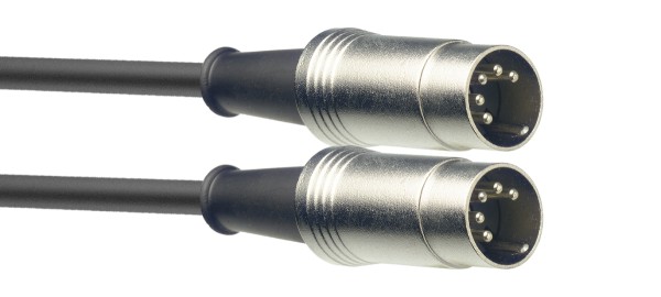 Stagg SMD3 Deluxe Midi-Kabel mit Metall-Stecker DIN M/ DIN M