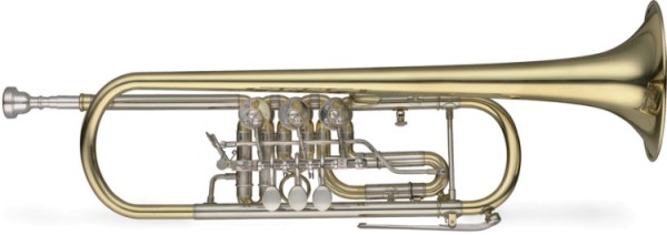 Stagg 77-TR Drehventil Trompete in Bb-Stimmung mit Koffer