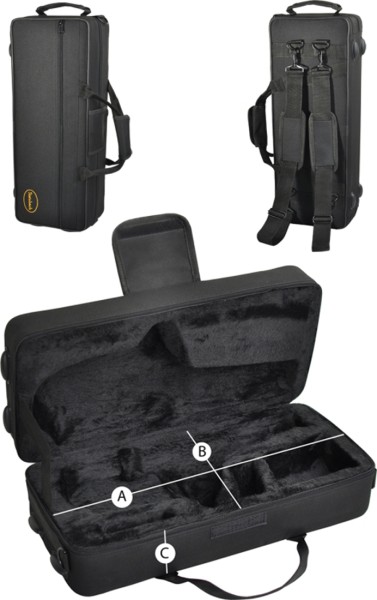 B-Ware Steinbach Koffer für Sopransaxophon gebogen extra leicht