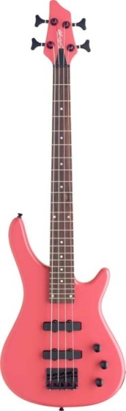 Stagg BC300 3/4 PK 4-saitige ,Fusion, 3/4 Modell E-Bassgitarre
