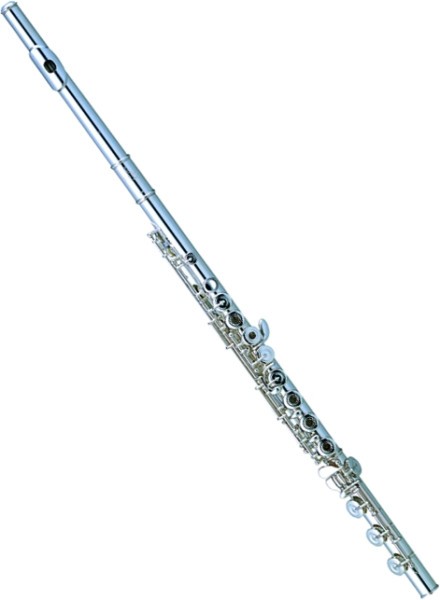 Pearl Querflöte 665RB Ringklappen H-Fuß Inline Sterlingsilber Kopfstück