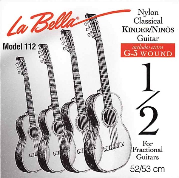 La Bella Gitarrensaiten für Kinderklassik-Gitarre Nylon
