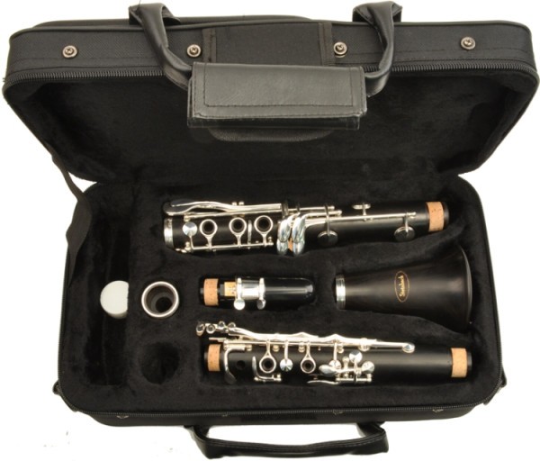 Steinbach Grenadillholz Bb- Klarinette mit 17 Klappen 6 Ringen Böhm Griffweise