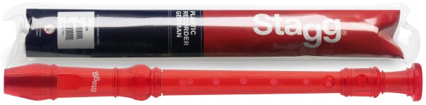 Versandretoure Stagg REC-GER/TRD Blockflöte deutsche Griffweise Kunststoff mit Tasche rot