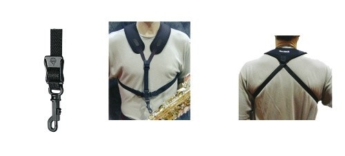 Neotech Saxophongurt Super Harness mit Kunststoffkarabiner