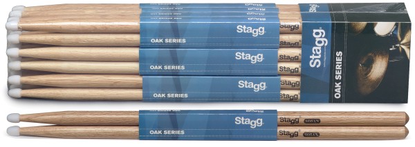 Stagg SO5AN Eiche Drumsticks Nylon Tip / 5A / Preis für 1 Paar