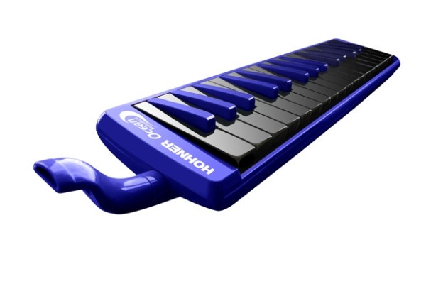 Hohner Ocean Melodica 32 Tasten blau inkl. Anblasschlauch ABVERKAUF