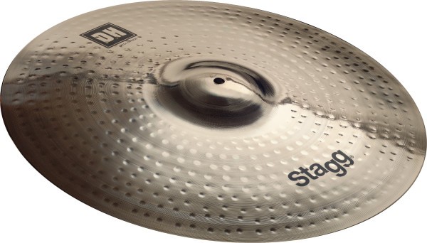 Stagg DH-RM22B 22 Zoll Brilliant medium Ride - Doppelt gehämmert