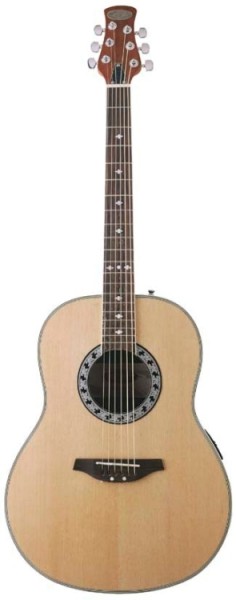 Stagg A1006LH-N Elektroakustische Deep Bowl-Gitarre für Linkshänder