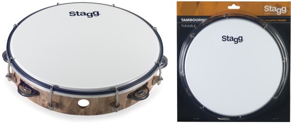 Stagg TAB-110P/WD 10 Zoll timmbares Kunststoff Tambourin