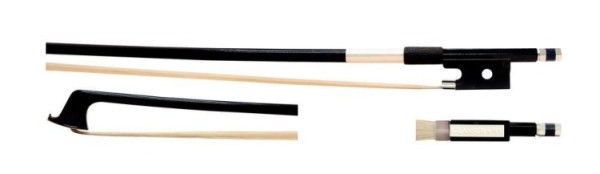 Glasser 1/8 Geigenbogen aus Fiberglas mit Naturhaar