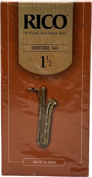 Rico Reeds 1,5 Bariton- Saxophon Packung mit 25 Stück