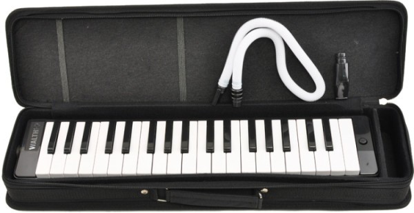 GEWApure Melodica Walther schwarz 37 Tasten, inkl. Anblasschlauch ABVERKAUF