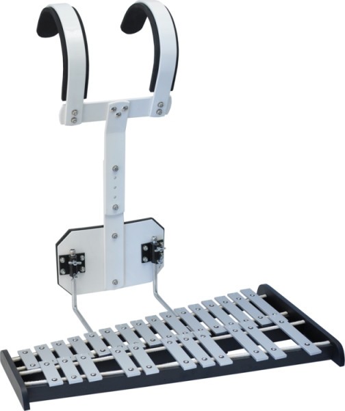 Steinbach Marching Glockenspiel mit 27 Klangplatten aus Metall chromatisch