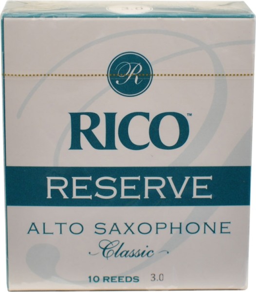 Rico Reserve Reeds 3,0 Alt- Saxophon, Packung mit 10 Stück - ABVERKAUF