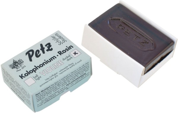 Petz Kolophonium für Violine/Viola dunkel ideal für Schüler