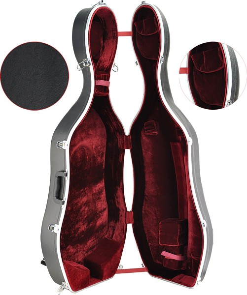 B-Ware Steinbach 3/4 ABS- Cellokoffer mit Rollen schwarz