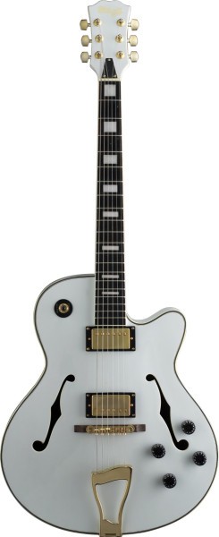 Stagg A300-WH Jazz Halb-Akustik Modell